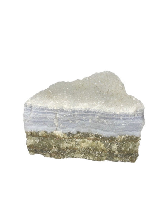 Large crystal - Blue lace agate druse