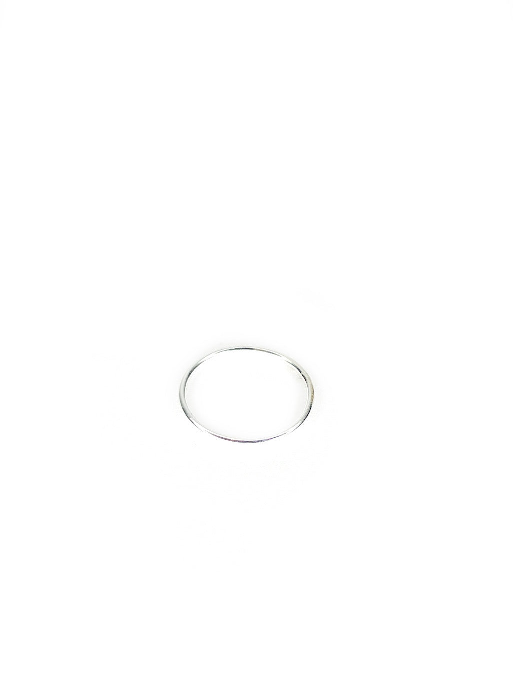 ❤Plain band silver ring