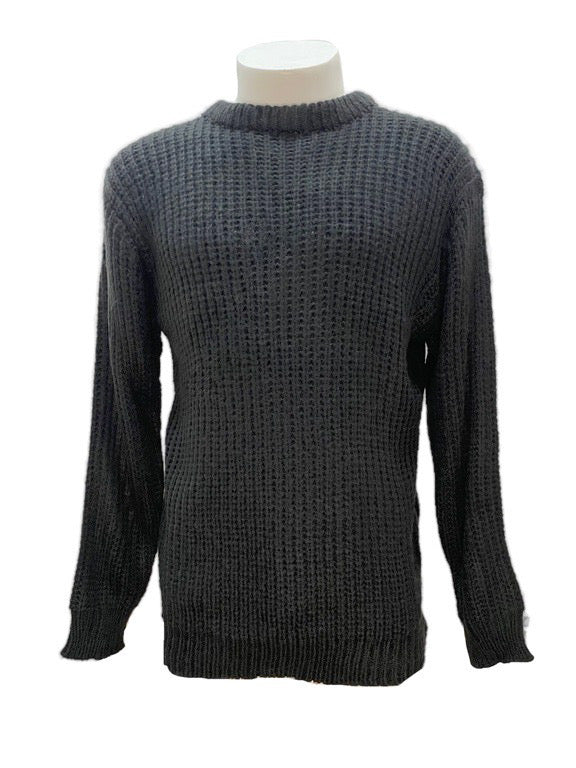 Crew neck waffle knit jumper - various colours-10%