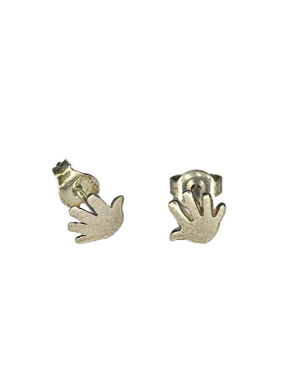 Silver stud earrings - various designs