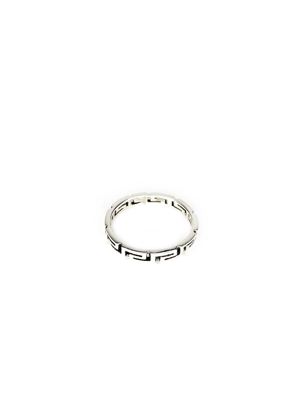 ❤Geometric pattern silver ring
