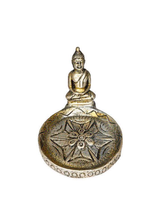 Buddha flower incense holder - various colours
