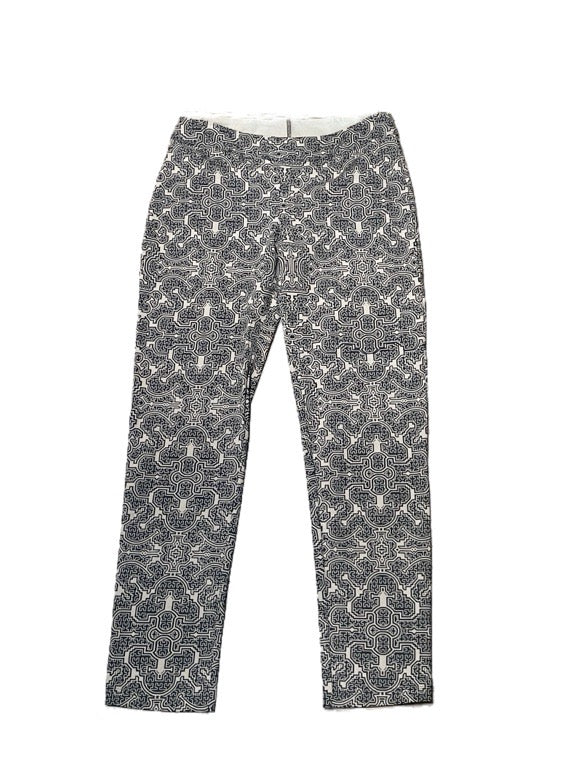 Patterned pants on a white background