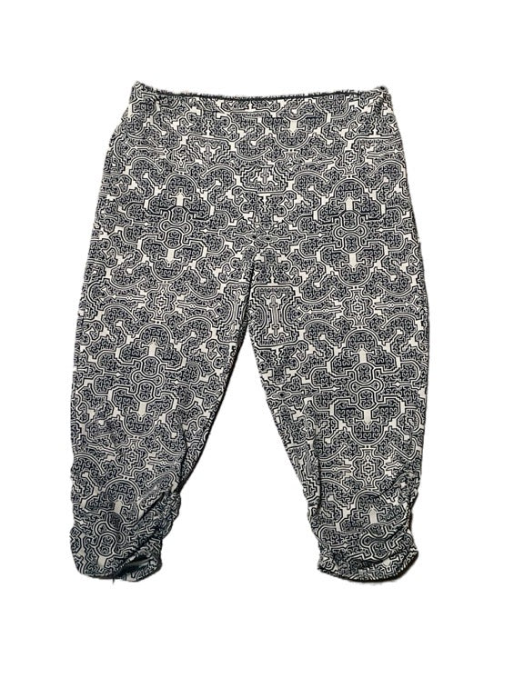 Patterned pants on a white background