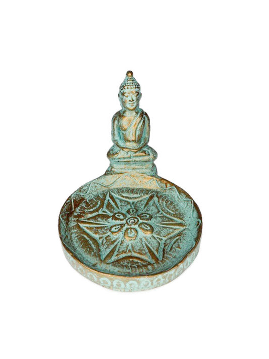 Buddha flower incense holder - various colours