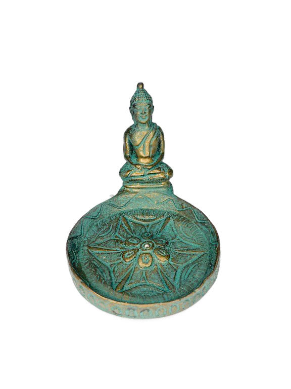 Buddha flower incense holder - various colours