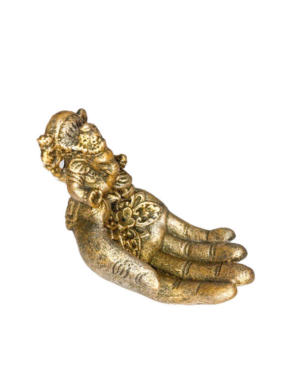 Ganesha hand incense holder - various colours