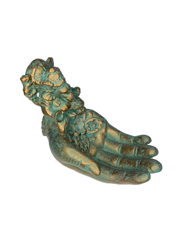 Ganesha hand incense holder - various colours