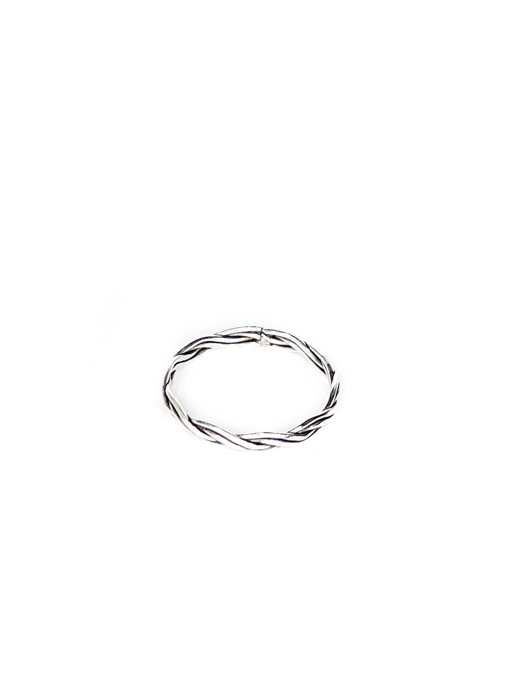 ❤Plaited silver ring