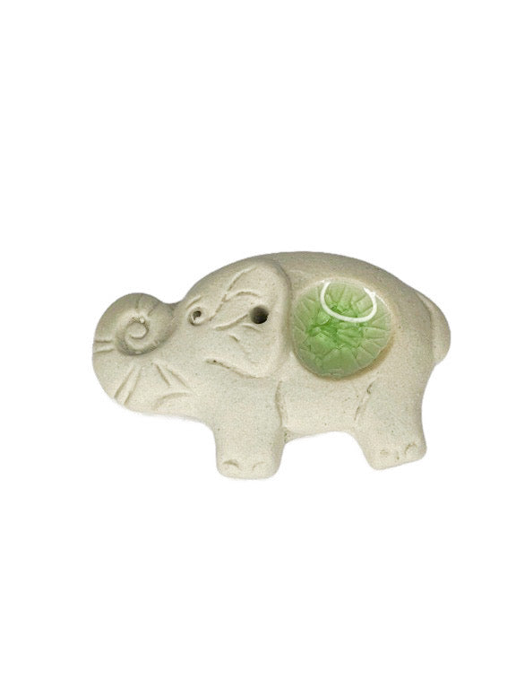 Incense Holder Natural Ceramic with glass - Various