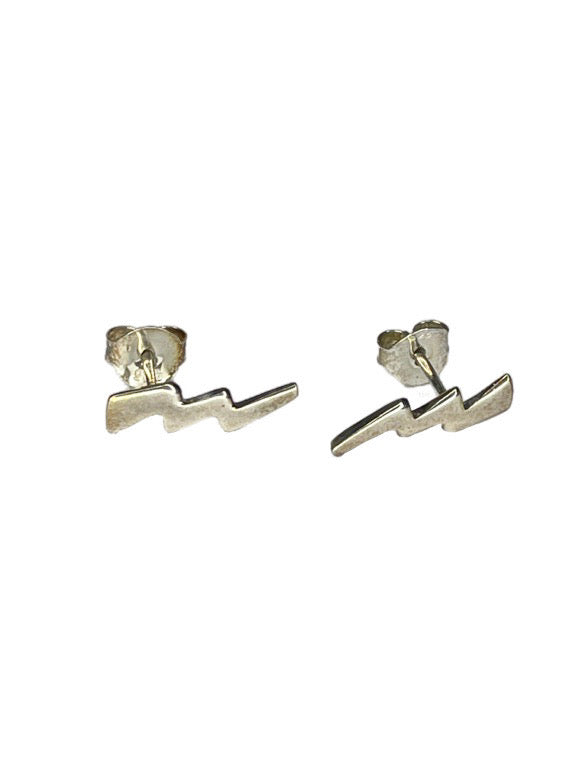 Silver stud earrings - various designs