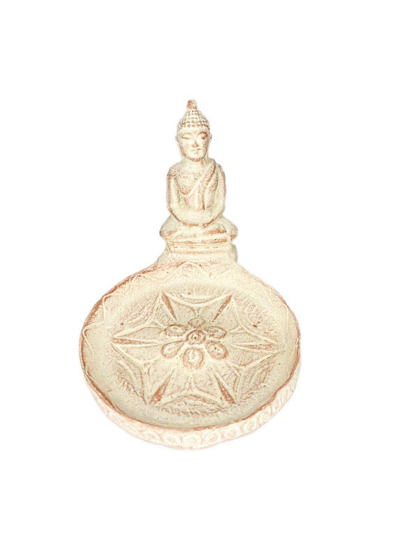 Buddha flower incense holder - various colours