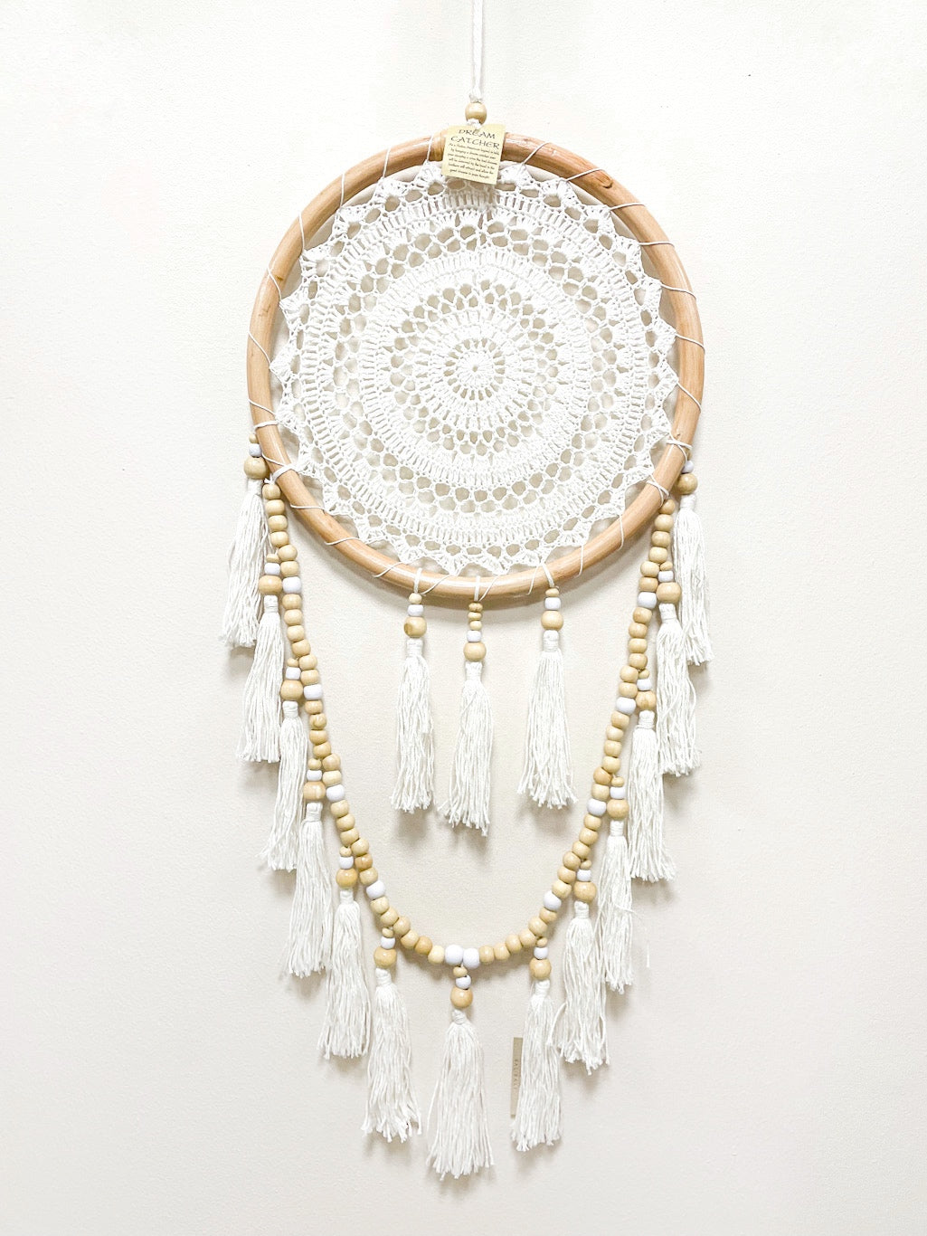Rattan Tassel dreamcatcher - 32cm diameter