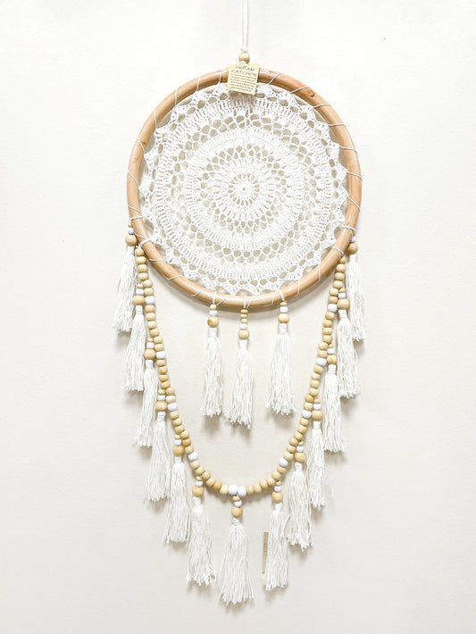 Rattan Tassel dreamcatcher - 32cm diameter