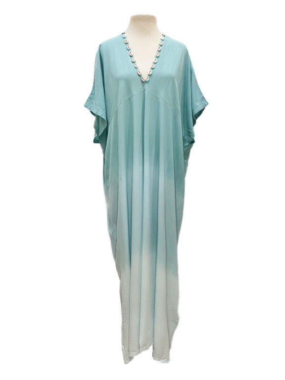 Giorgia ombre dress with cowry trim - various colours
