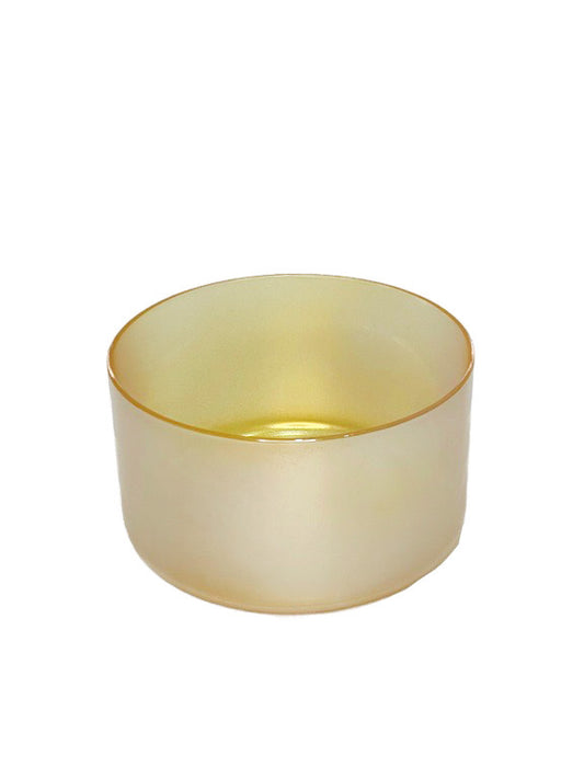 Crystal singing bowl A note