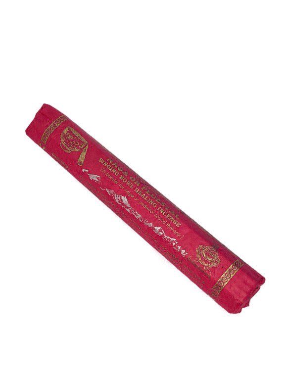 Om Ah Hum Singing Bowl Healing Incense, natural, hand made - various