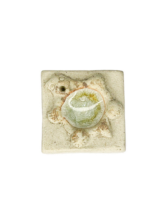 Incense Holder Natural Ceramic with glass - Various