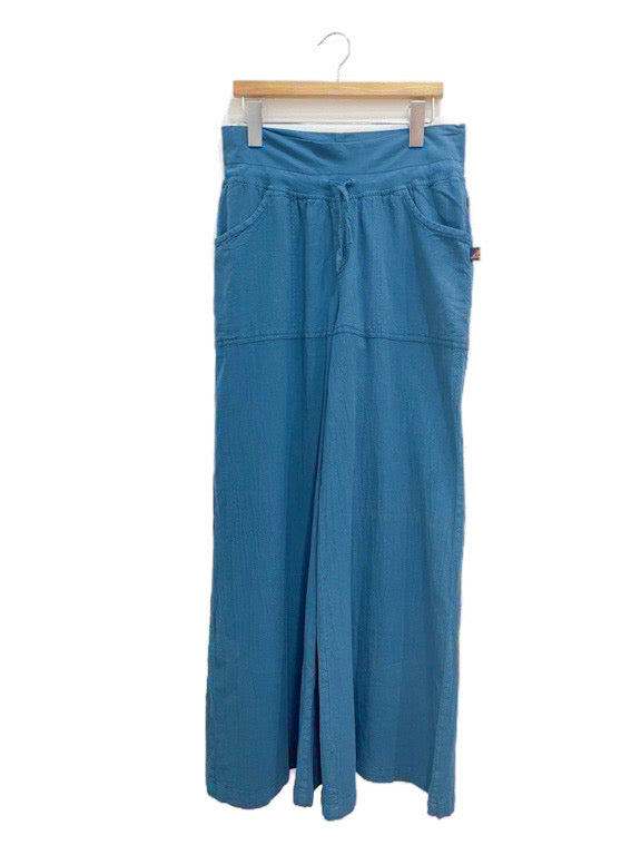 Cotton pant with rib waistband - various colours