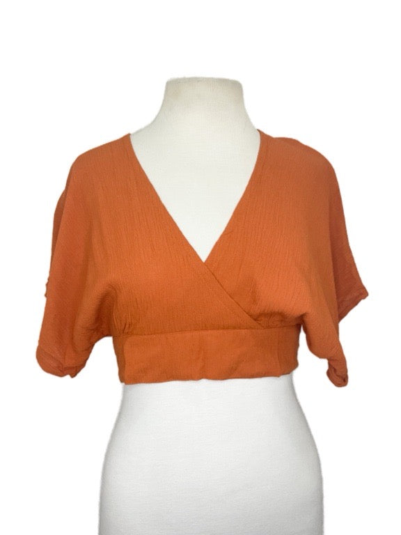 Little crop top in crinkle - various