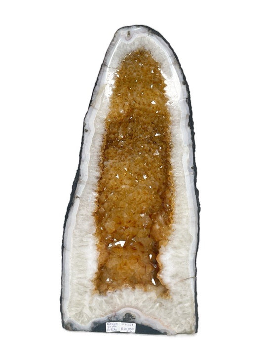Large crystal citrine geode 12.8kg