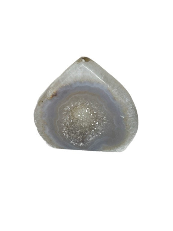 Agate Polished flames standing