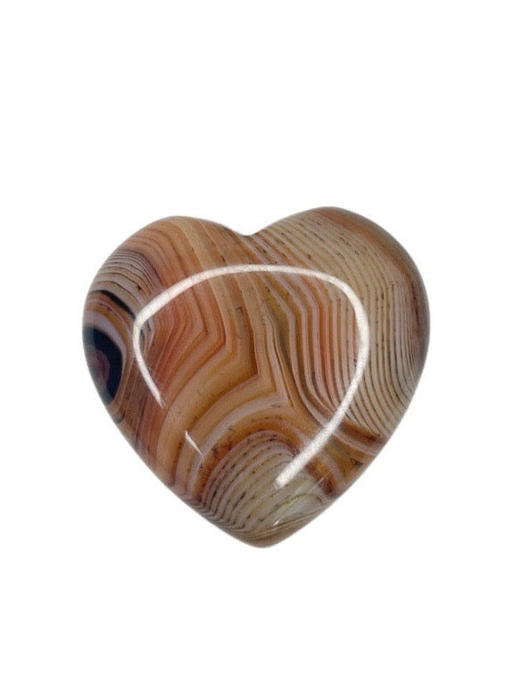 Silk Agate Heart