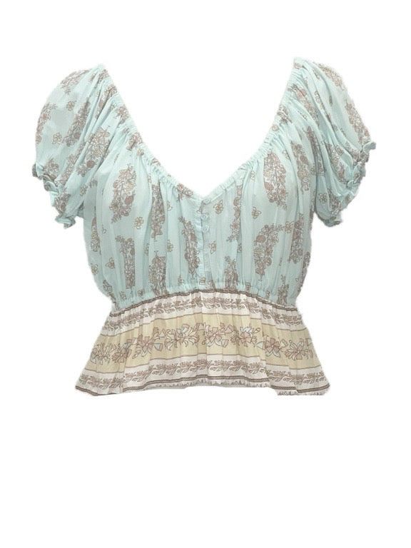 Off the shoulder top with buttons - various