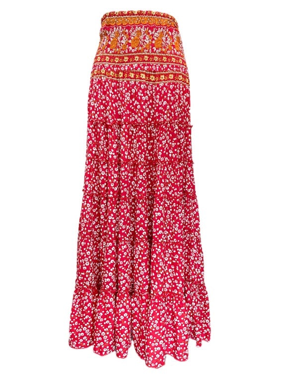 Maxi tiered skirt or dress - various