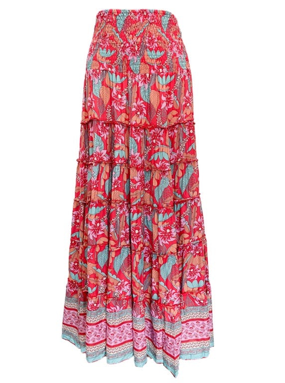 Maxi tiered skirt or dress - various
