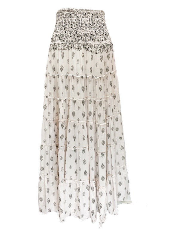 Maxi tiered skirt or dress - various