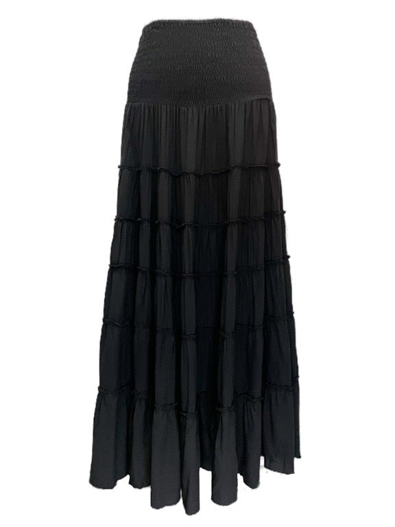 Maxi tiered skirt or dress - various