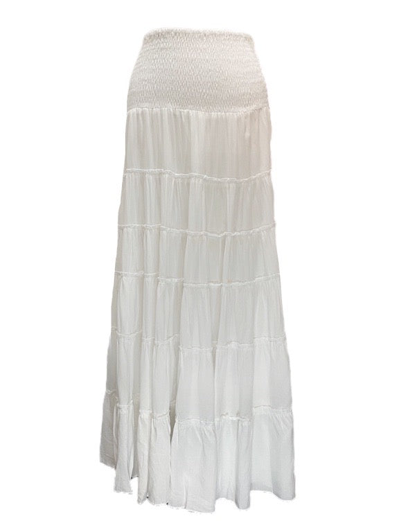 Maxi tiered skirt or dress - various