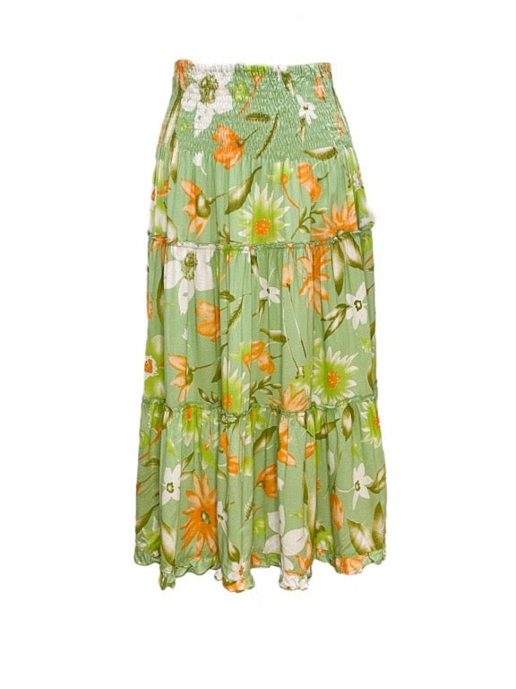 3/4 tiered skirt - various prints