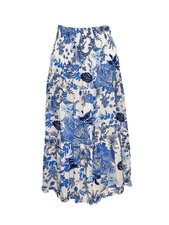 3/4 tiered skirt - various prints