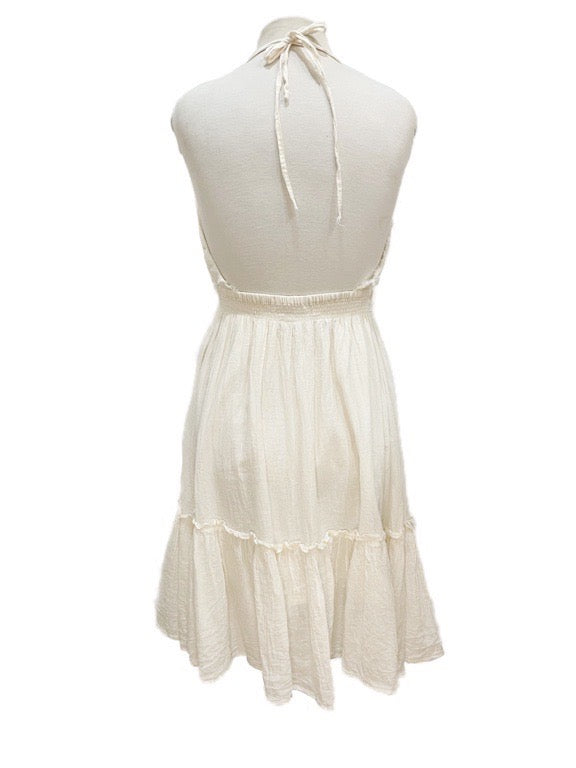 ❤Organic cotton knee length dress