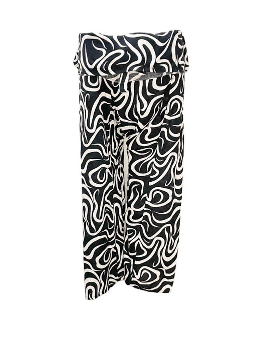 Waist fold-over fisherman's tie pants