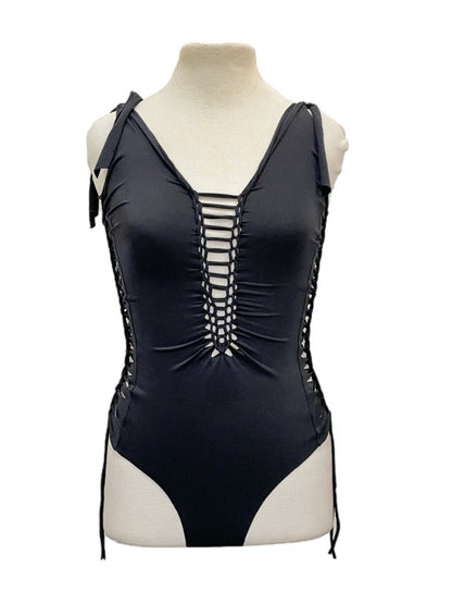 Plaited one piece swimsuit - various