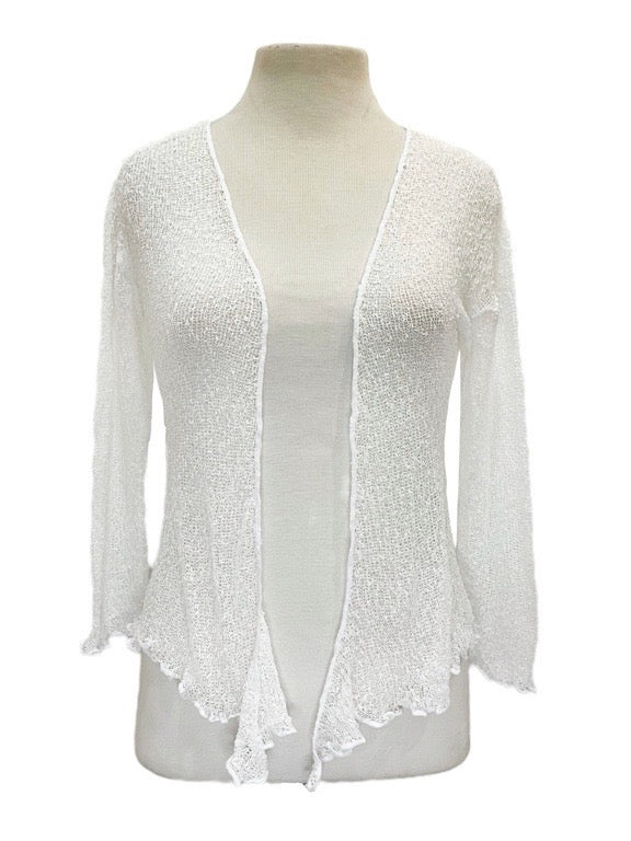 Sheer knit cardigan Ikat - various