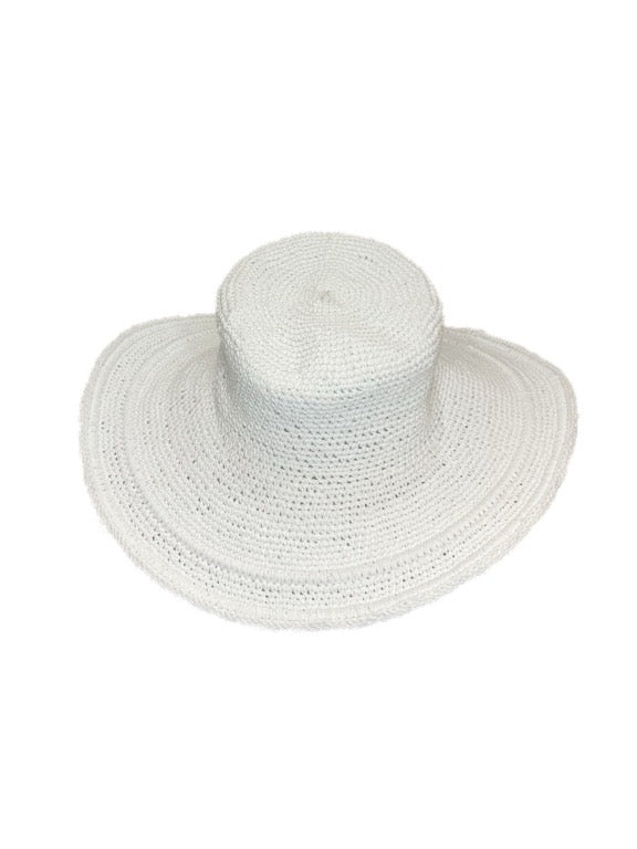 Cotton crochet hat - 38cm diameter - various