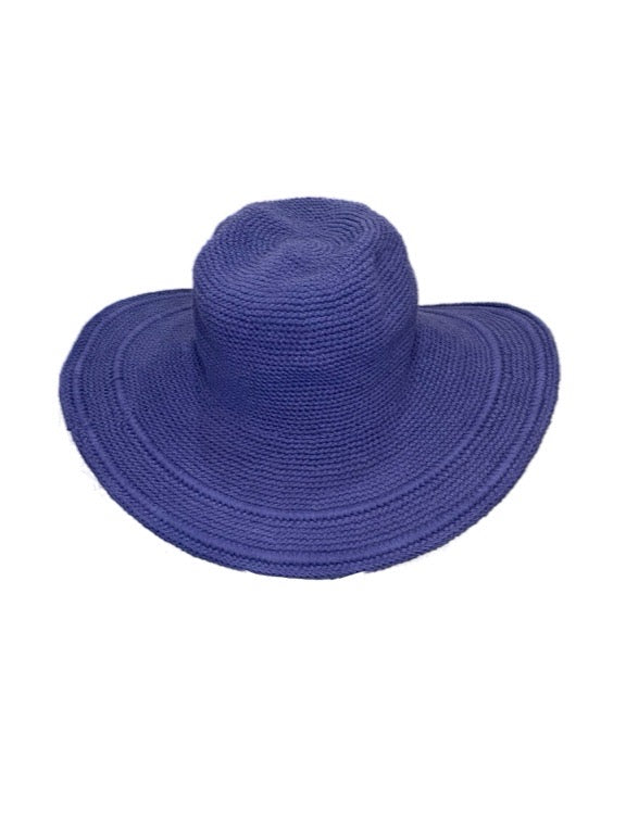Cotton crochet hat - 38cm diameter - various