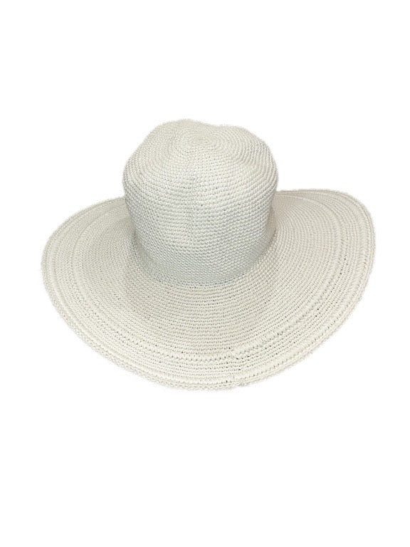 Cotton crochet hat - 38cm diameter - various