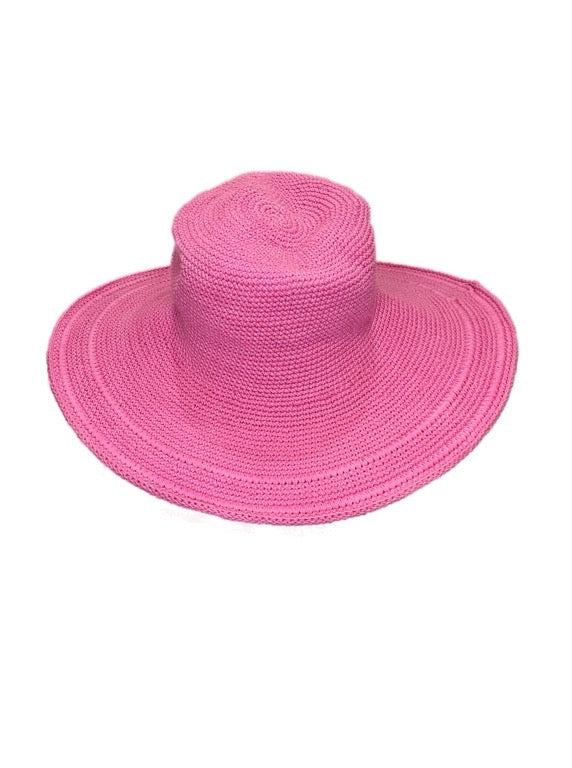 Cotton crochet hat - 38cm diameter - various
