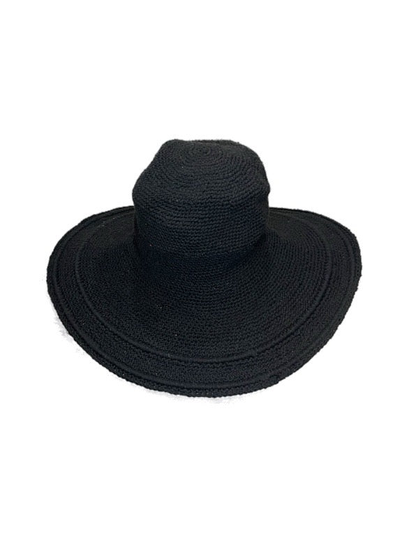 Cotton crochet hat - 38cm diameter - various