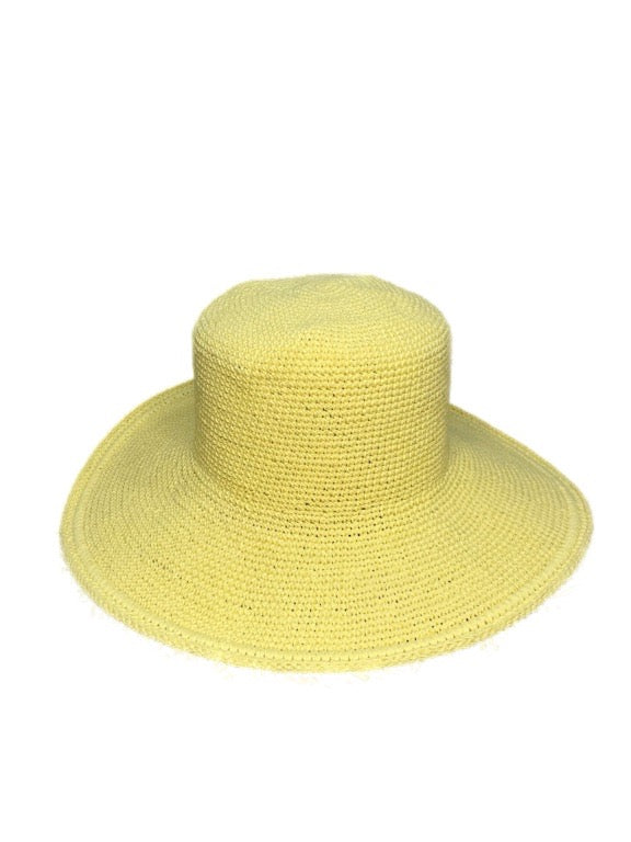 Cotton crochet hat - 35cm diameter - various