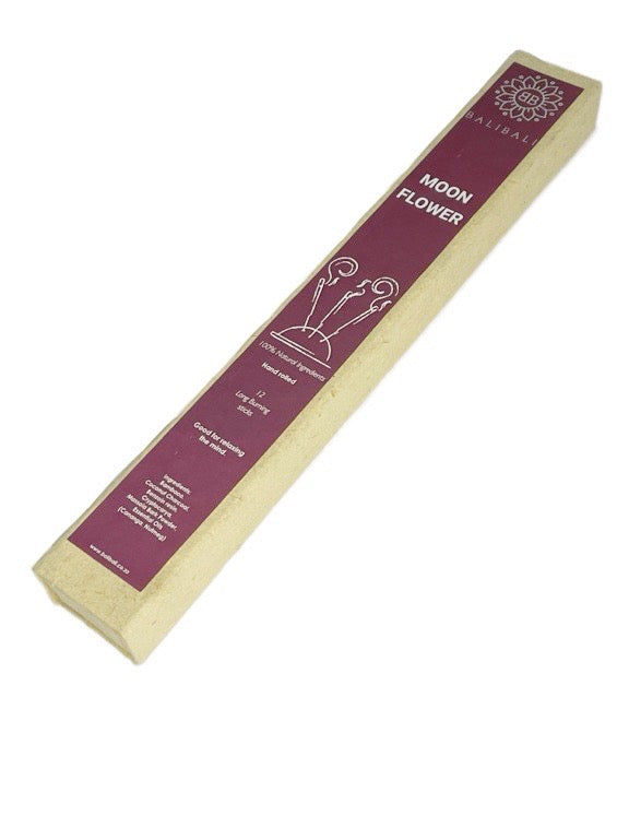Ceremonial incense Moon flower & Temple spice, natural, hand made - boxed