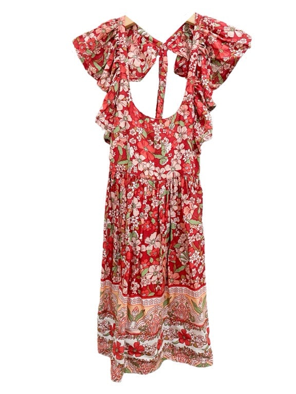 Charlie cross back kids dress - various