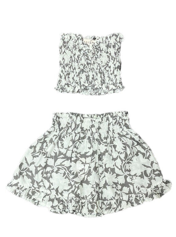 Bonnie kids top and short set - various