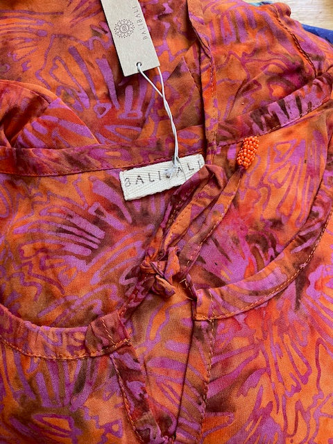 Summer top - 3/4 sleeve, round neck 859B