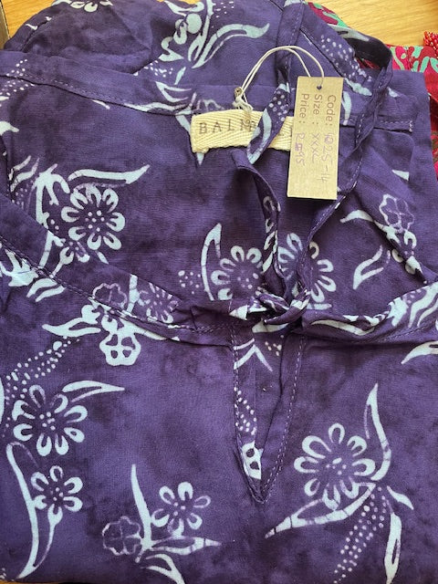 Summer top - 3/4 sleeve, round neck 859B